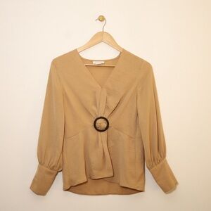 Topshop blouse with details size 4